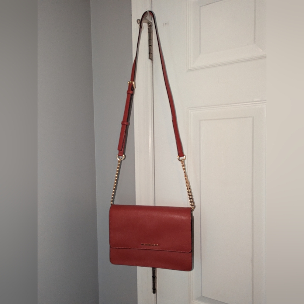 Michael Kors Red Crossbody Bag